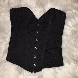 Lace up corset
